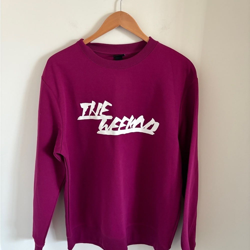 H&M Women’s Magenta Crewneck Sweater Sweatshirt BNWT Size M